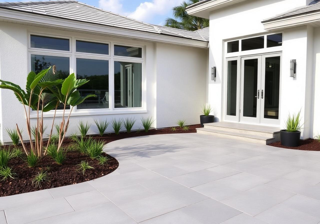 Modern Hardscape Design in Cape Coral Florida